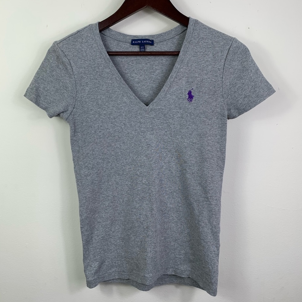 Polo Ralph Lauren Women’s V Neck Tee Shirt Top